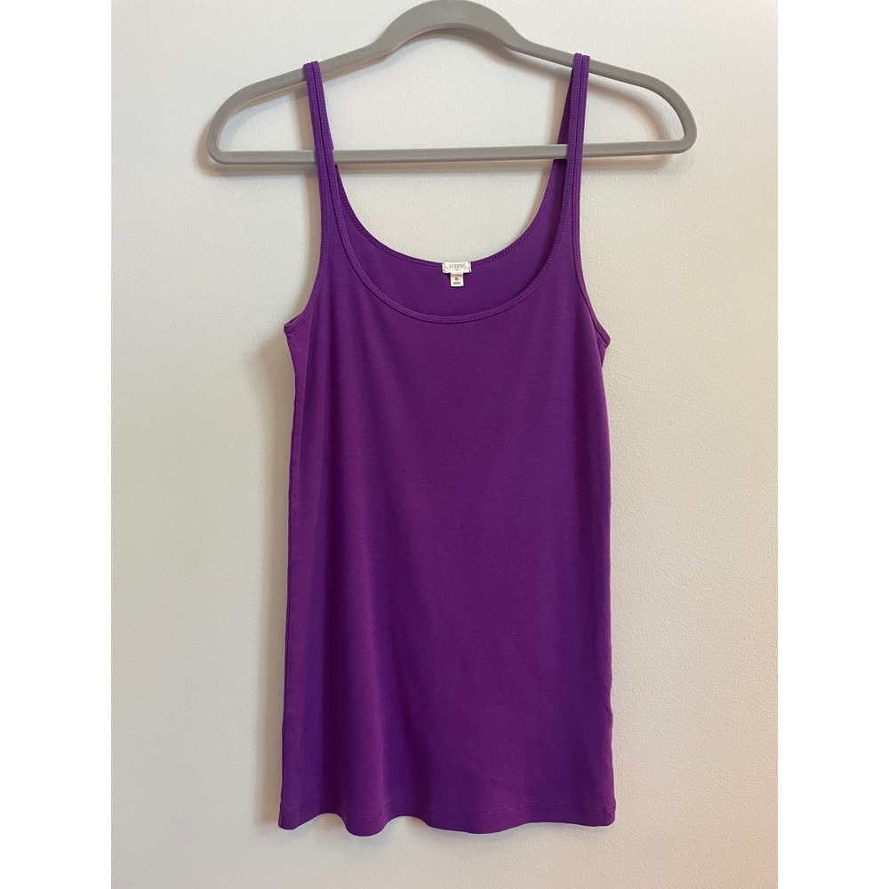 J.Crew Soft Knit Scoopneck Tank, Purple Grape
